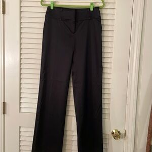 BURBERRY Brit Wide Triple Loop Waistband Black Tailored Pants